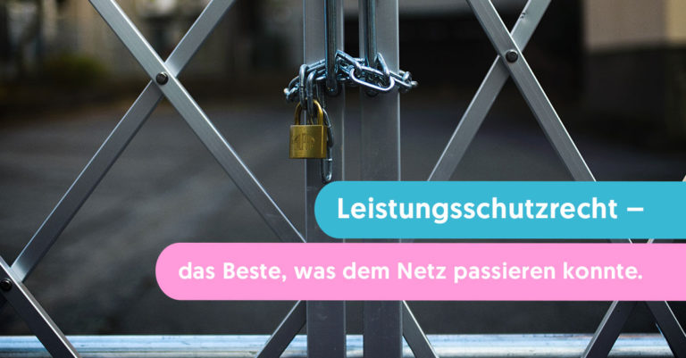 leistungsschutzrecht